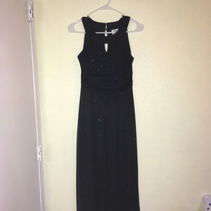 Floor-Length Black Dress